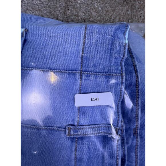 Bagatelle Collection Jeans Womens Size 30 Wide Leg Crop Denim Patch Pockets E141 - Picture 13 of 13